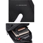 ARCTIC HUNTER τσάντα Crossbody XB00526 με θήκη tablet, 3L, μαύρη - Image 2