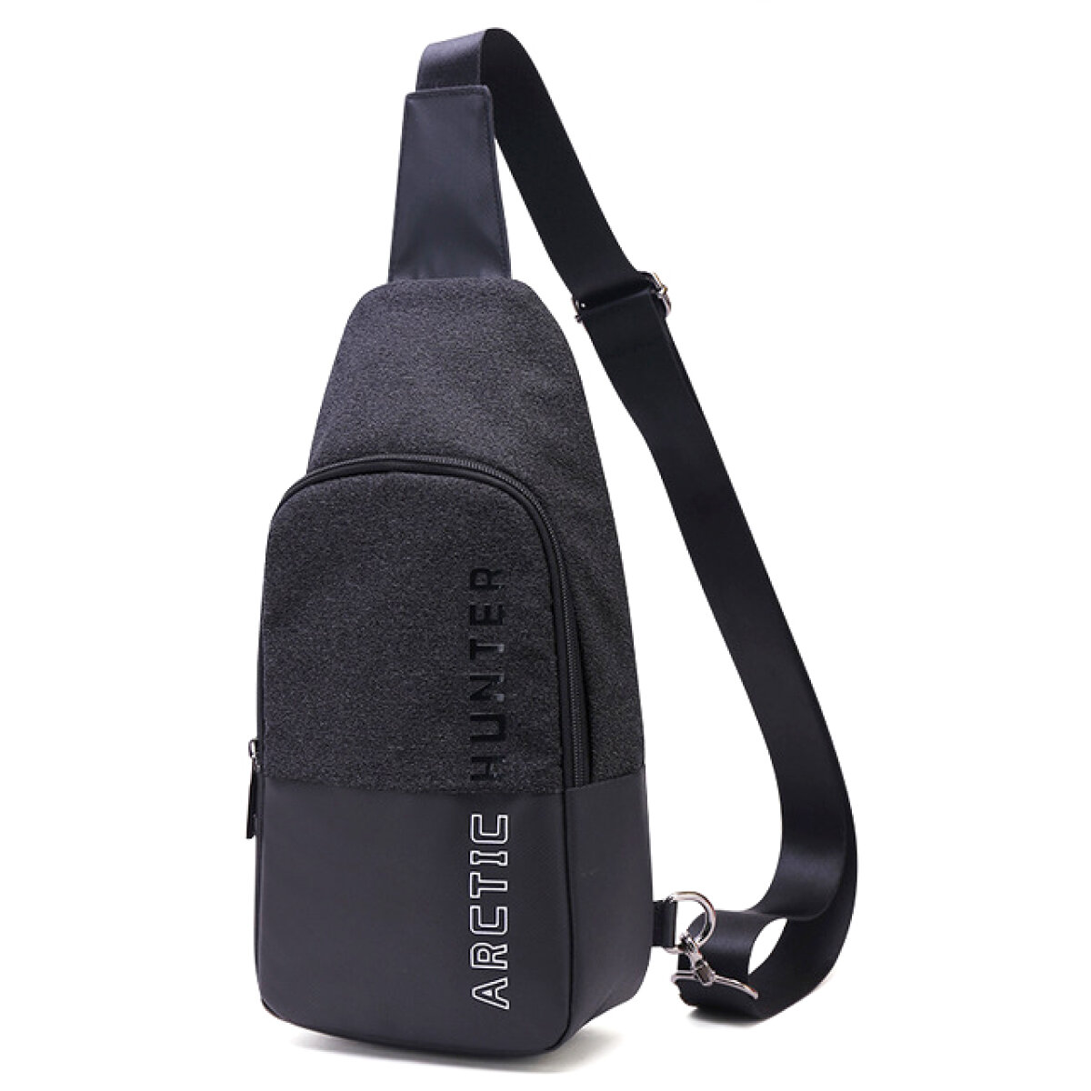 XB0058-BK ARCTIC HUNTER τσάντα Crossbody XB0058, 5L, μαύρη - Image 1