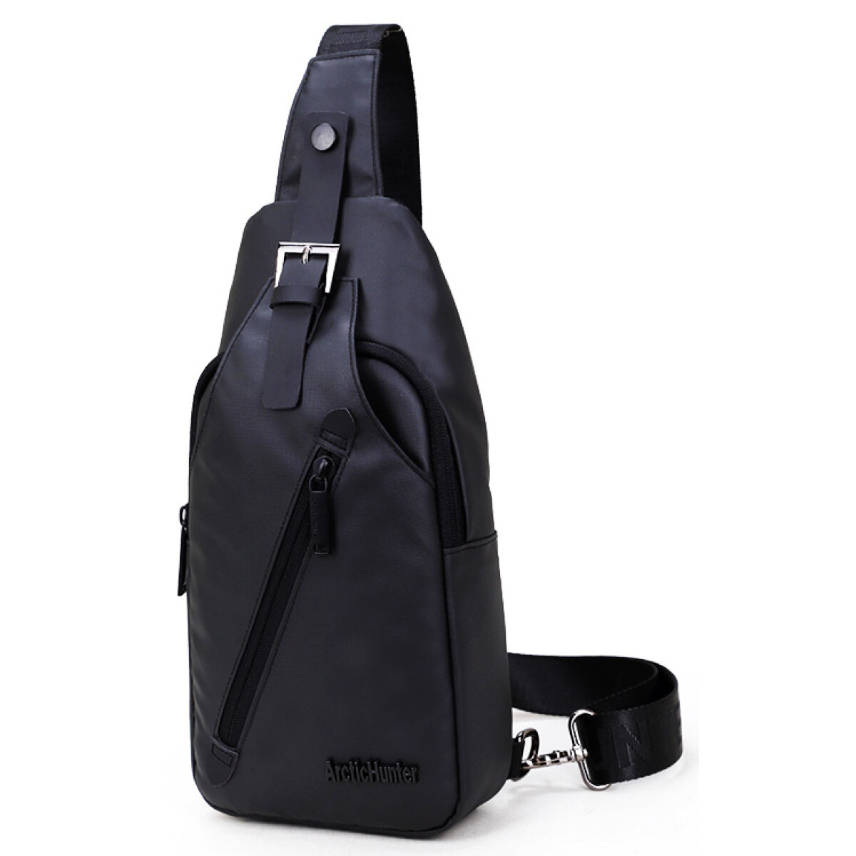 XB13006-BK-4 ARCTIC HUNTER τσάντα Crossbody XB13006, 4L, μαύρη - Image 5