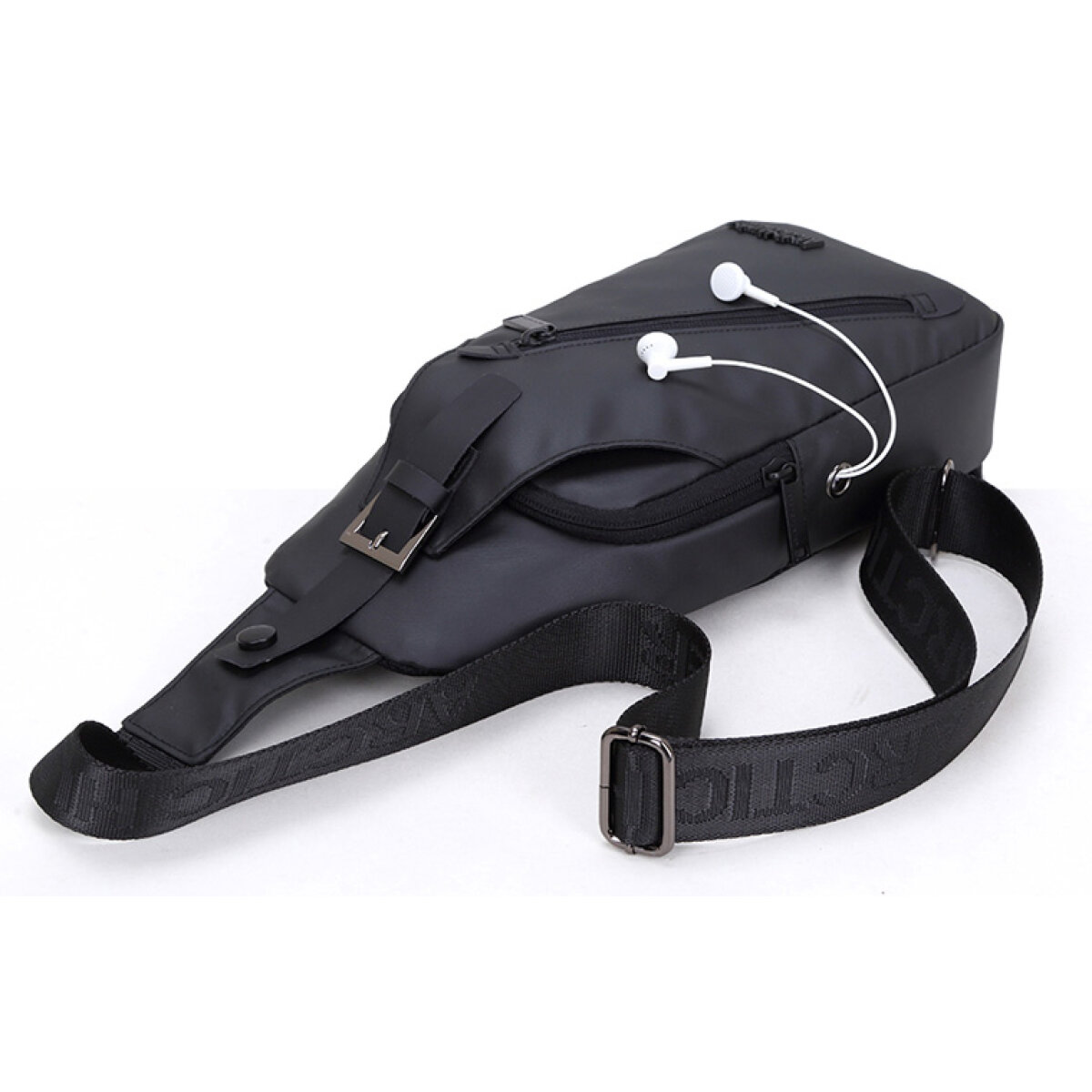 XB13006-BK-5 ARCTIC HUNTER τσάντα Crossbody XB13006, 4L, μαύρη - Image 6