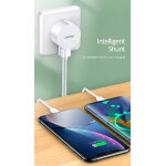 USAMS φορτιστής τοίχου T20 & καλώδιο Lightning, 2x USB, 2.1A, λευκός - Image 2