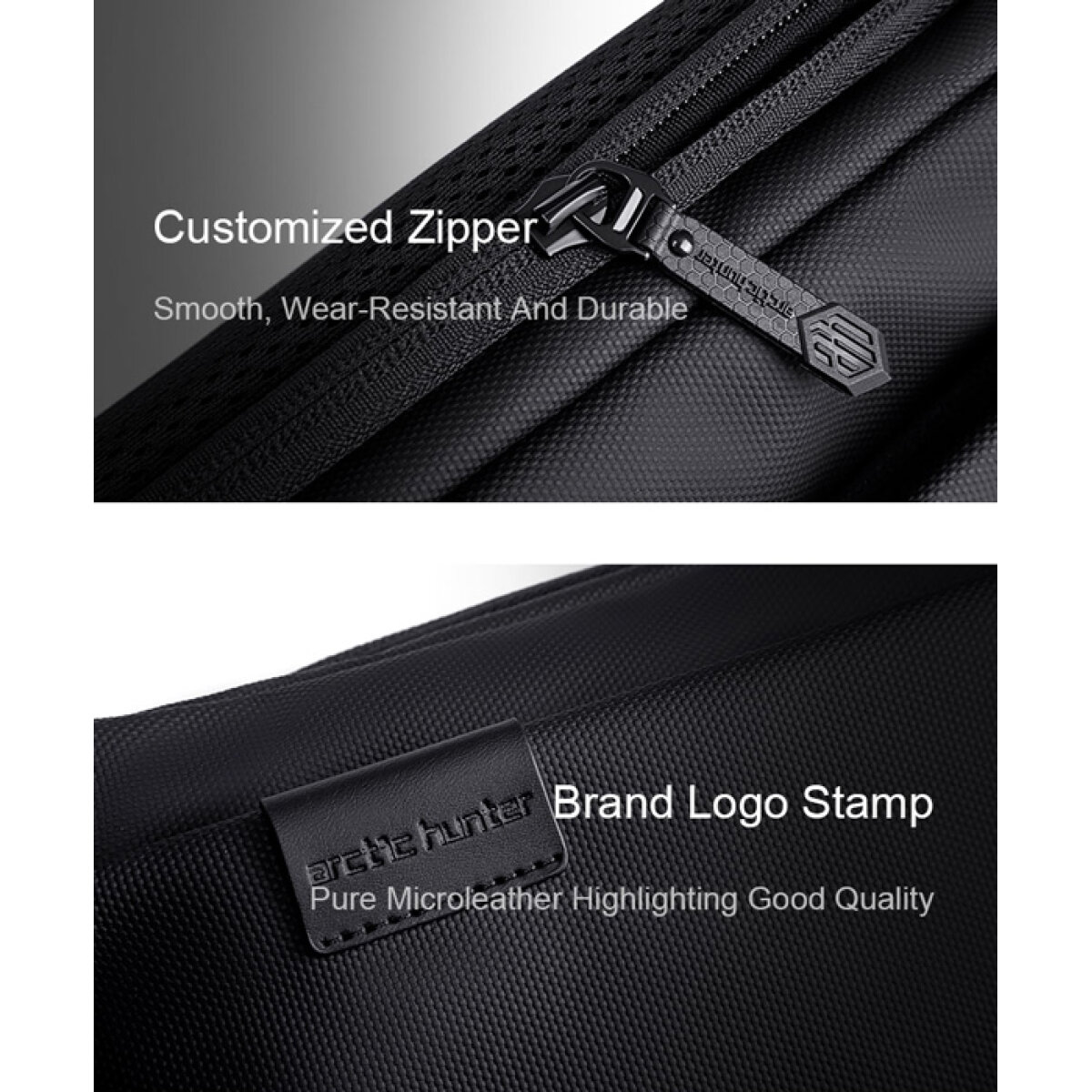 Y00561-GY-5 ARCTIC HUNTER τσάντα Crossbody Y00561 με θήκη tablet, 4L, γκρι - Image 6