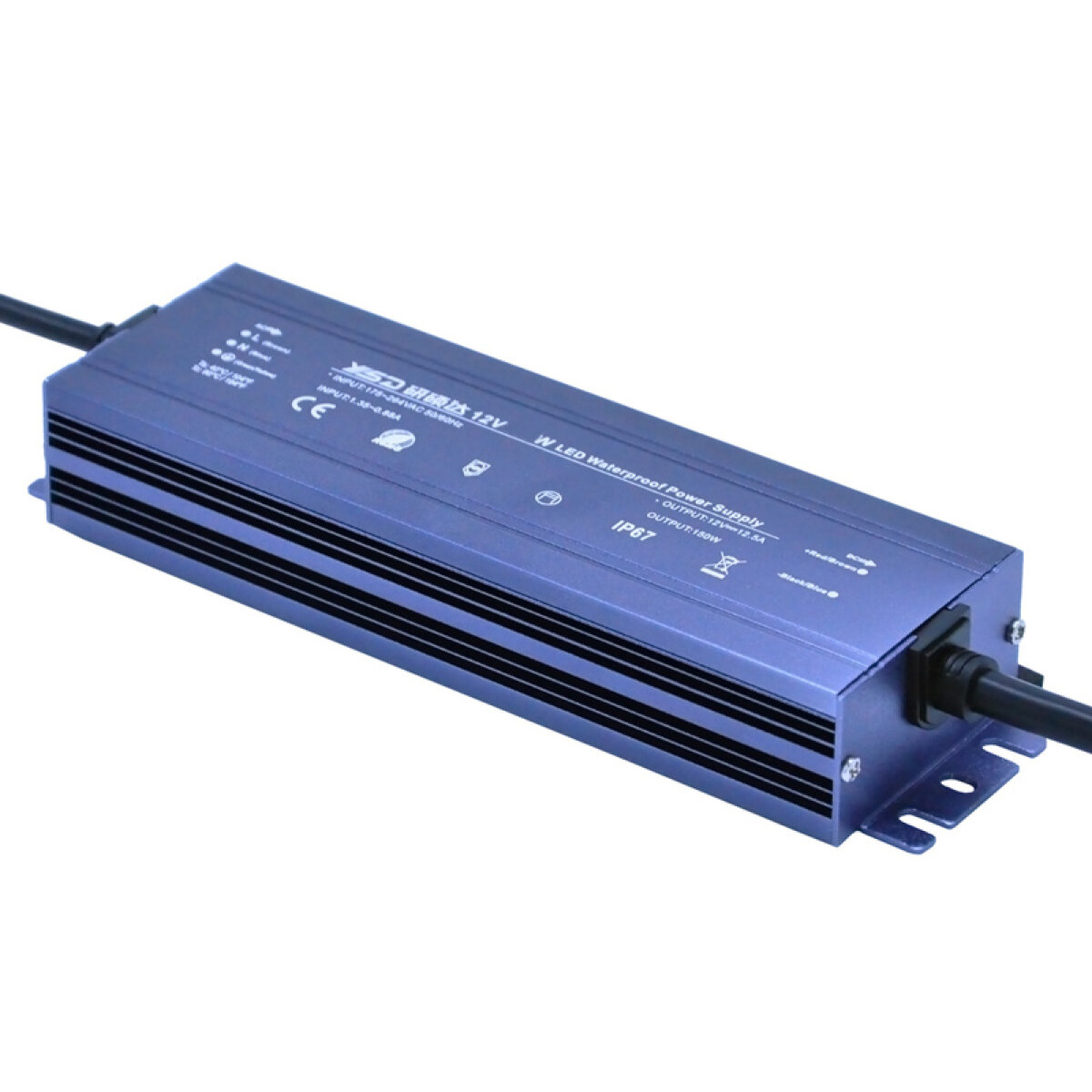 YSD τροφοδοτικό DC 30WHA-12, 12VDC, 30W, 2.5A, IP67 - Image 1