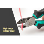 PROSKIT πλαγιοκόφτης 1PK-067DS, αντιολισθητικές λαβές, max Φ3.2mm, 165mm - Image 2