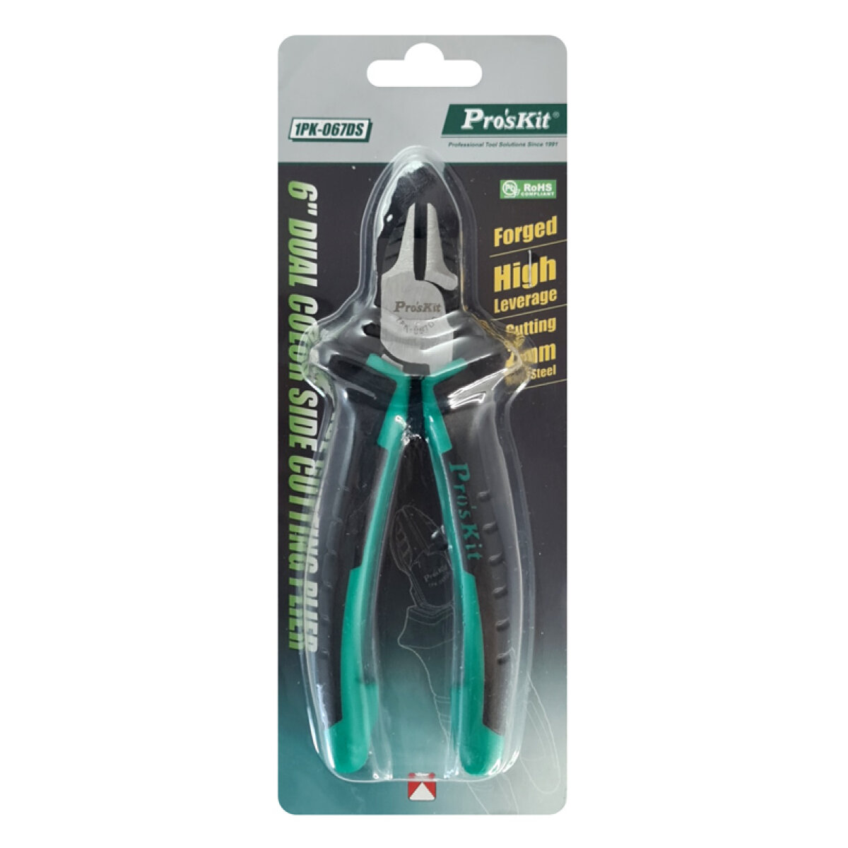 PROSKIT πλαγιοκόφτης 1PK-067DS, αντιολισθητικές λαβές, max Φ3.2mm, 165mm - Image 5