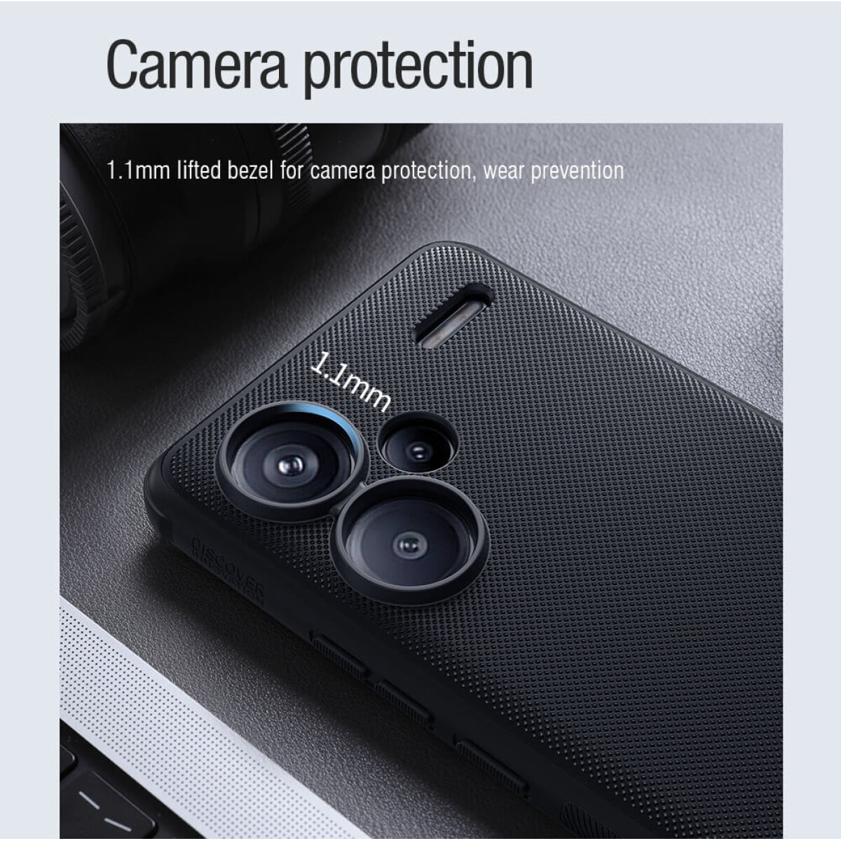 6902048271784-2 NILLKIN θήκη Super Frosted Shield Magnetic Xiaomi Note 13 Pro Plus μαύρη - Image 3