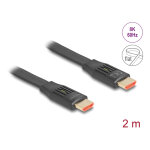 DELOCK καλώδιο HDMI 81002, flat, 8K/60Hz, 48 Gbps, eARC, HDR, 2m, μαύρο - Image 3