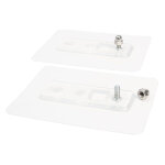 HOME USE γωνιακό ράφι τοίχου HUH-0157, αλουμινίου, 28x5.5x21cm, χρυσό - Image 6