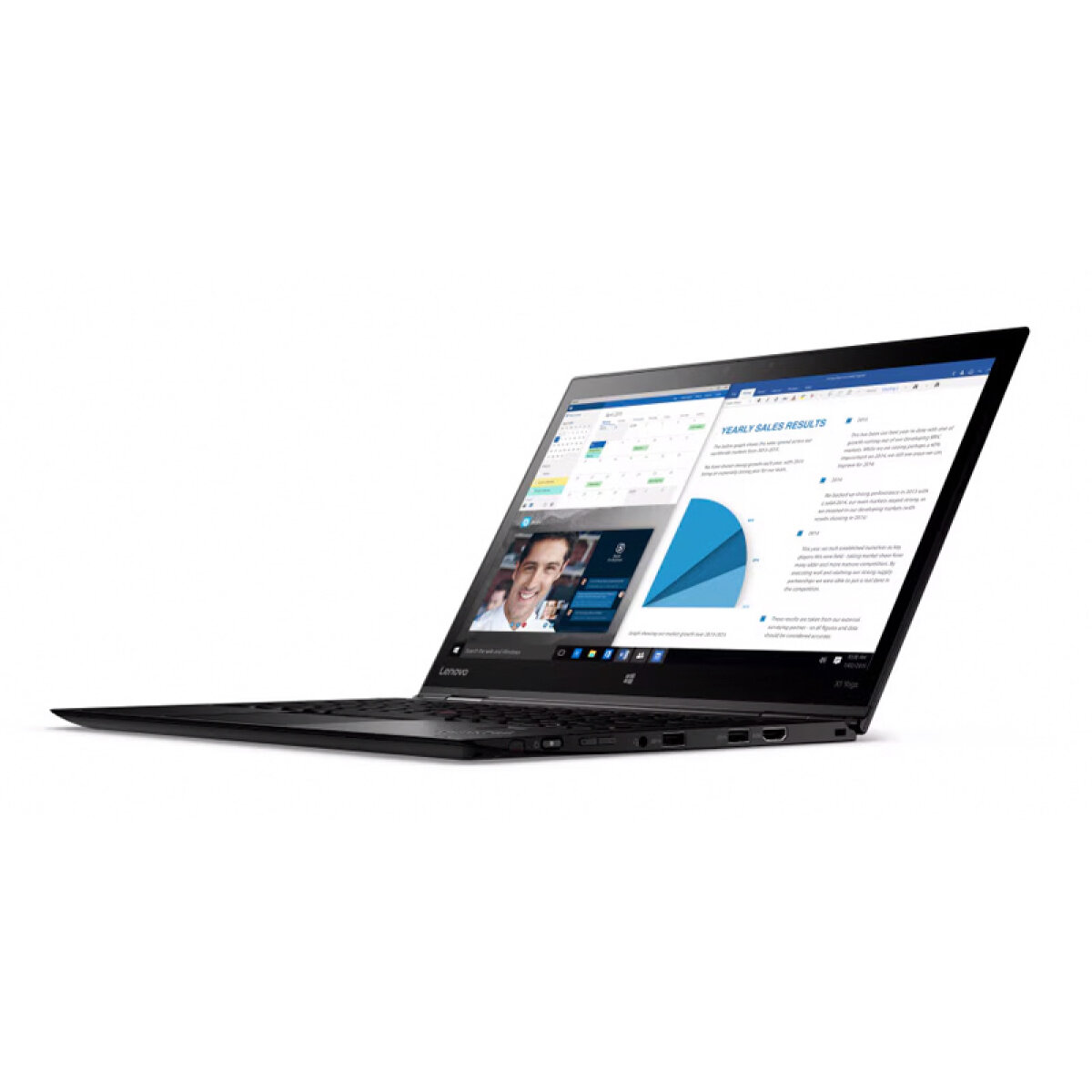 L-3988-GB LENOVO Laptop X1 Yoga 1st Gen, Refurbished Grade B, i5-6300U 8/240GB M.2 14" Cam, Intel HD Graphics 520, FreeDOS - Image 1