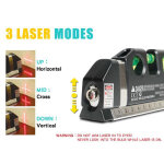 PROSKIT γραμμικό αλφάδι laser PD-161-C με κόκκινη δέσμη, μετροταινία - Image 4