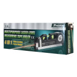 PROSKIT γραμμικό αλφάδι laser PD-161-C με κόκκινη δέσμη, μετροταινία - Image 10