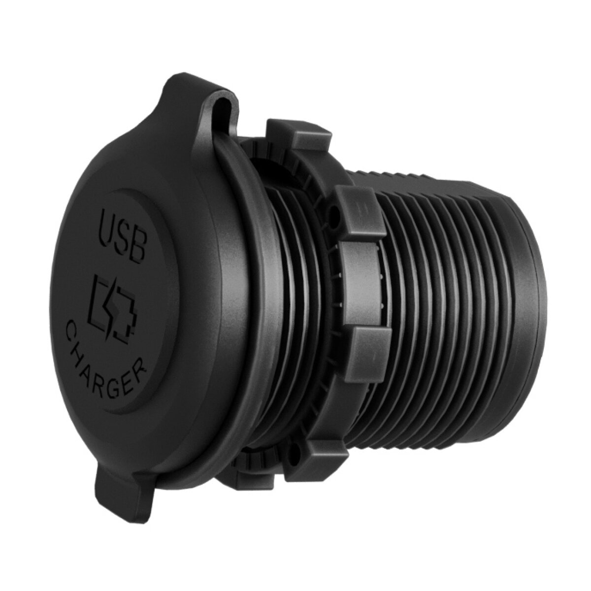 PTL-005-3 POWERTECH πρίζα USB για σκάφη & οχήματα PTL-005, USB/USB-C 36W, με οθόνη - Image 4