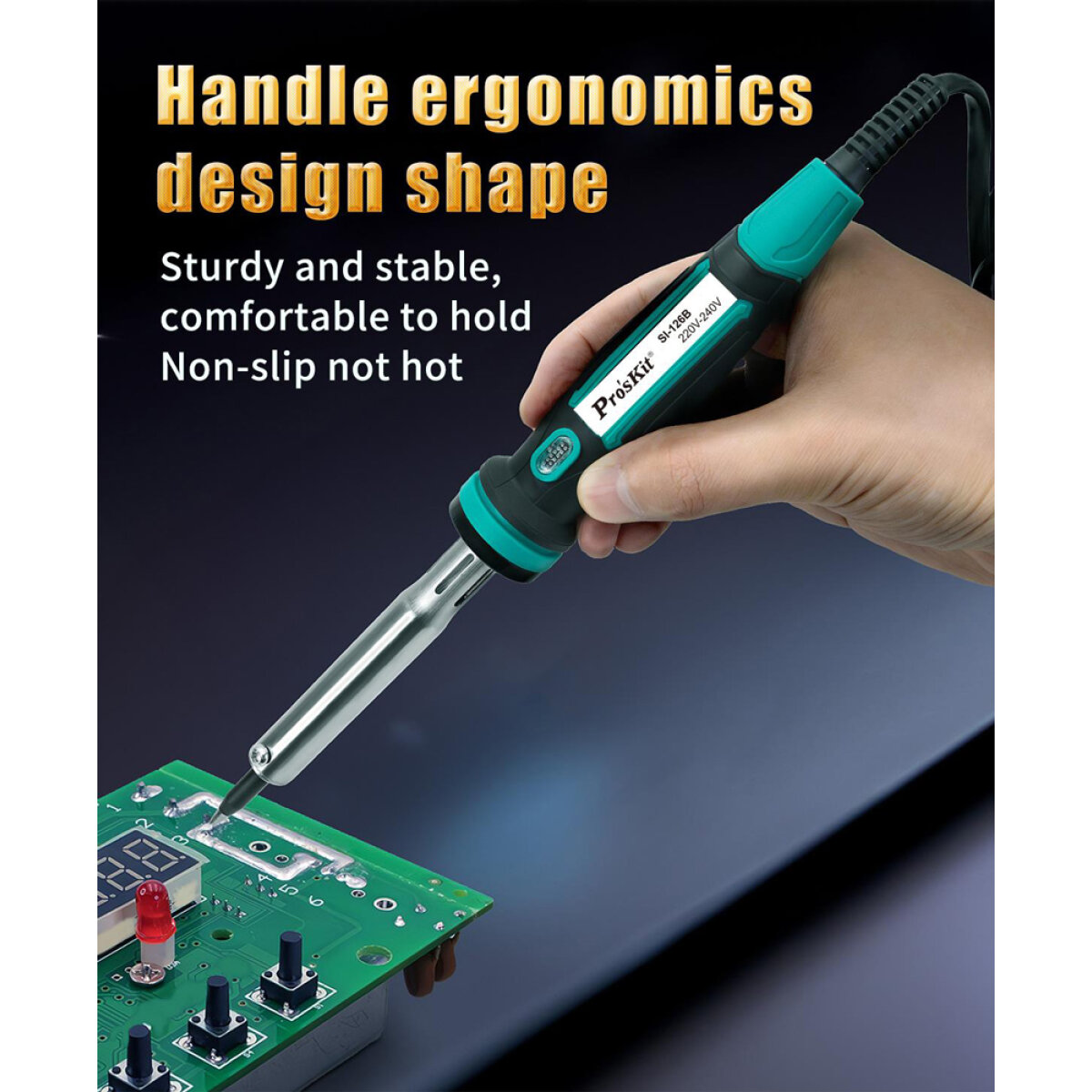 SI-126B-100-1 PROSKIT κολλητήρι SI-126B-100, 100W, 580 °C - Image 2