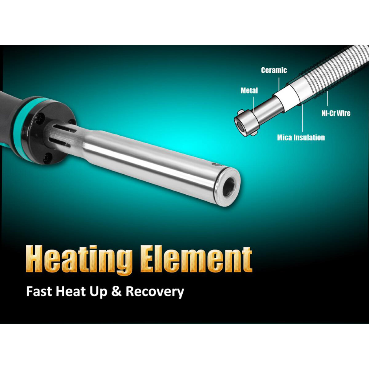 SI-126B-100-4 PROSKIT κολλητήρι SI-126B-100, 100W, 580 °C - Image 5