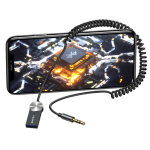 USAMS Bluetooth car audio receiver US-SJ464, μεταλλικό, γκρι - Image 4