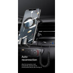 USAMS Bluetooth car audio receiver US-SJ464, μεταλλικό, γκρι - Image 5