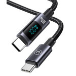 USAMS καλώδιο USB-C σε USB-C US-SJ671, 100W, 480Mbps, 1.2m, μαύρο