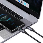 USAMS καλώδιο USB-C σε USB-C US-SJ671, 100W, 480Mbps, 1.2m, μαύρο - Image 4