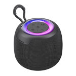 USAMS φορητό ηχείο US-YX014, 10W, Bluetooth, 1200mAh, μαύρο