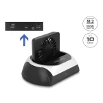 DELOCK docking station για M.2 NVMe/SATA ή 2.5"/3.5" SSD/HDD 64280, 10Gbps, μαύρο - Image 6