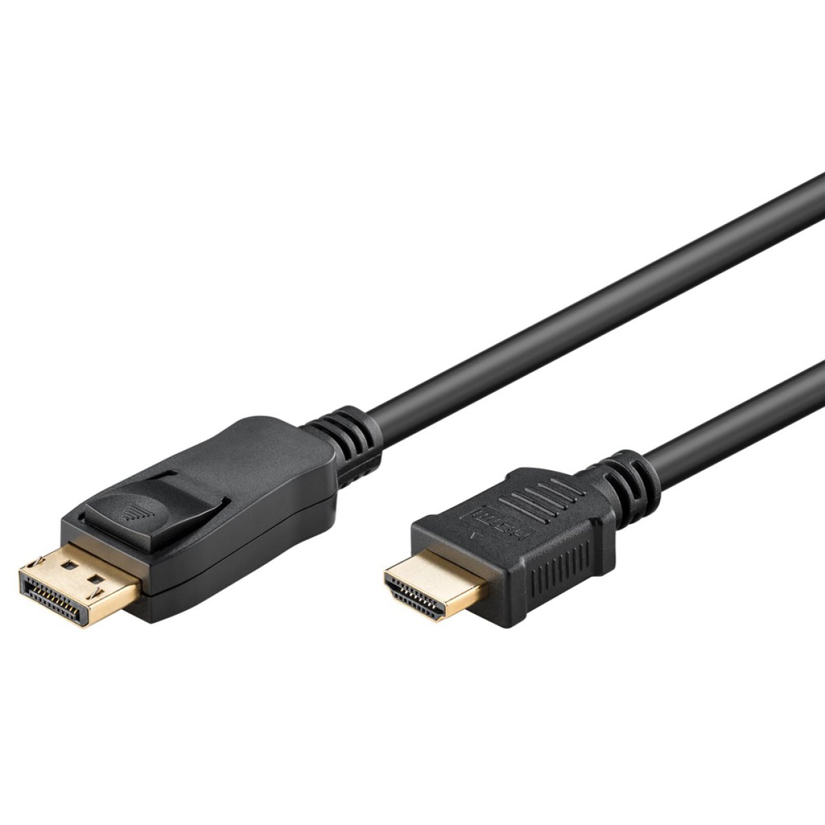 64835 GOOBAY καλώδιο DisplayPort σε HDMI 64835, 4K/30Hz, 1m, μαύρο - Image 1