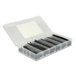 DELOCK σετ θερμοσυστελλόμενων μονωτικών 86271, 2:1, μαύρα, 100τμχ