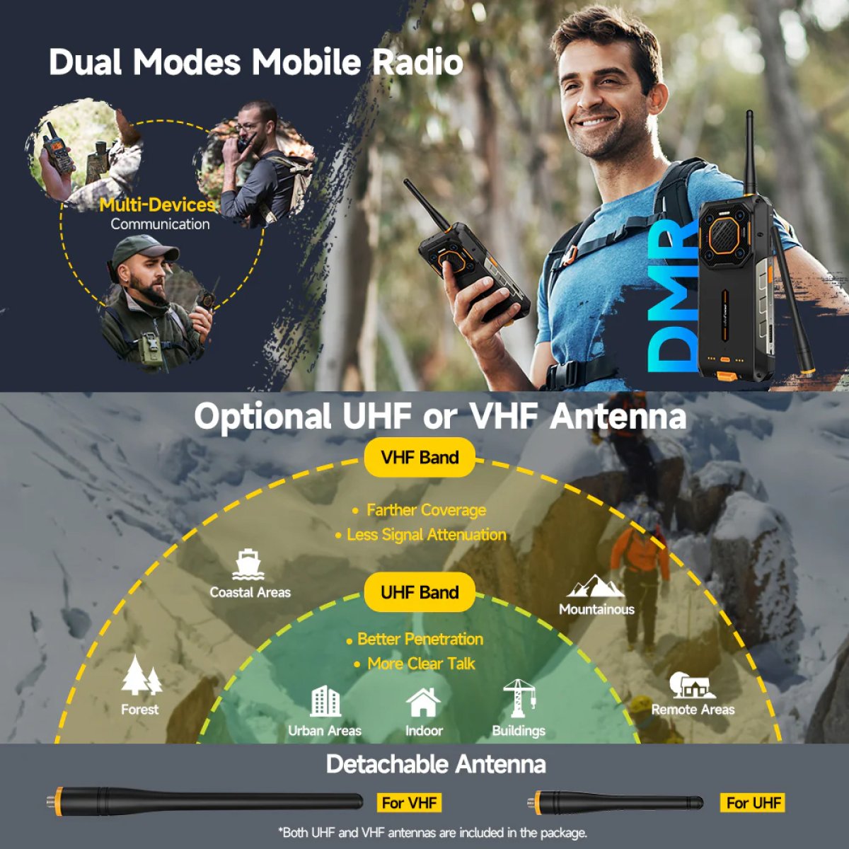 ULEFONE smartphone Armor 26 Ultra Walkie-Talkie, 6.78", 12/512GB, 5G, 15600mAh, IP68/IP69K, μαύρο - Image 11