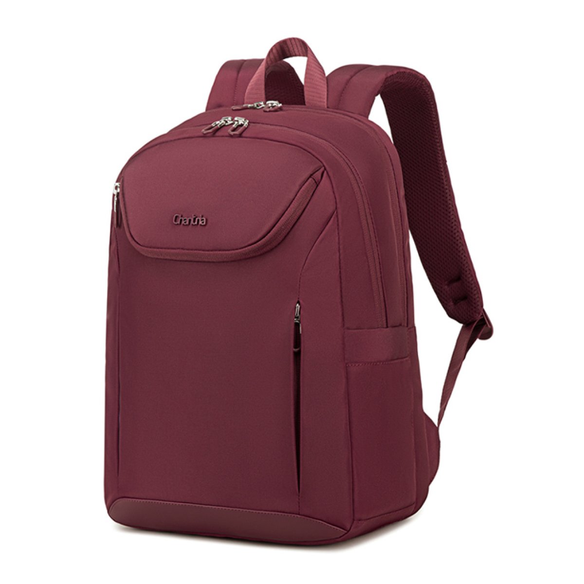 CB00638-WR CHANTRIA γυναικεία τσάντα πλάτης CB00638 με θήκη laptop 15.6", 20.2L, κόκκινη - Image 1