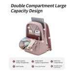 CHANTRIA γυναικεία τσάντα πλάτης CB00638 με θήκη laptop 15.6", 20.2L, κόκκινη - Image 3