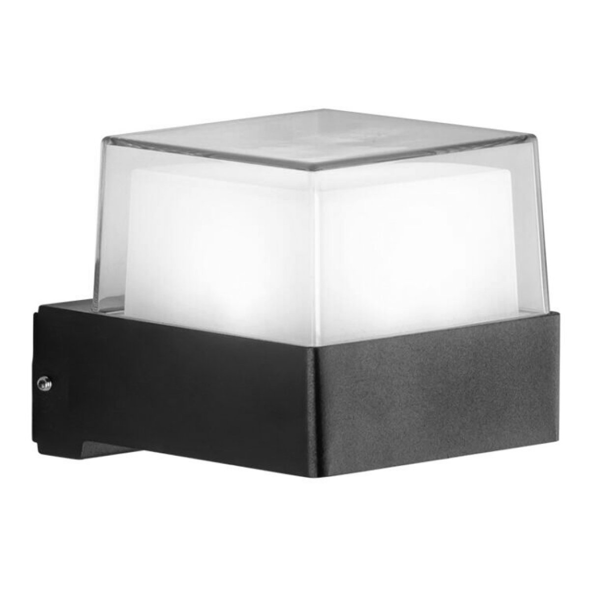 HLL-0157 POWERTECH LED φωτιστικό τοίχου HLL-0157, 7W, 4000K, 560lm, IP65, μαύρο - Image 1