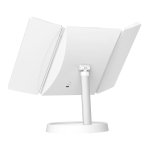 HOME USE επιτραπέζιος καθρέφτης HUH-0183, LED φως, 1x/2x/3x zoom, 2000mAh, λευκός - Image 4