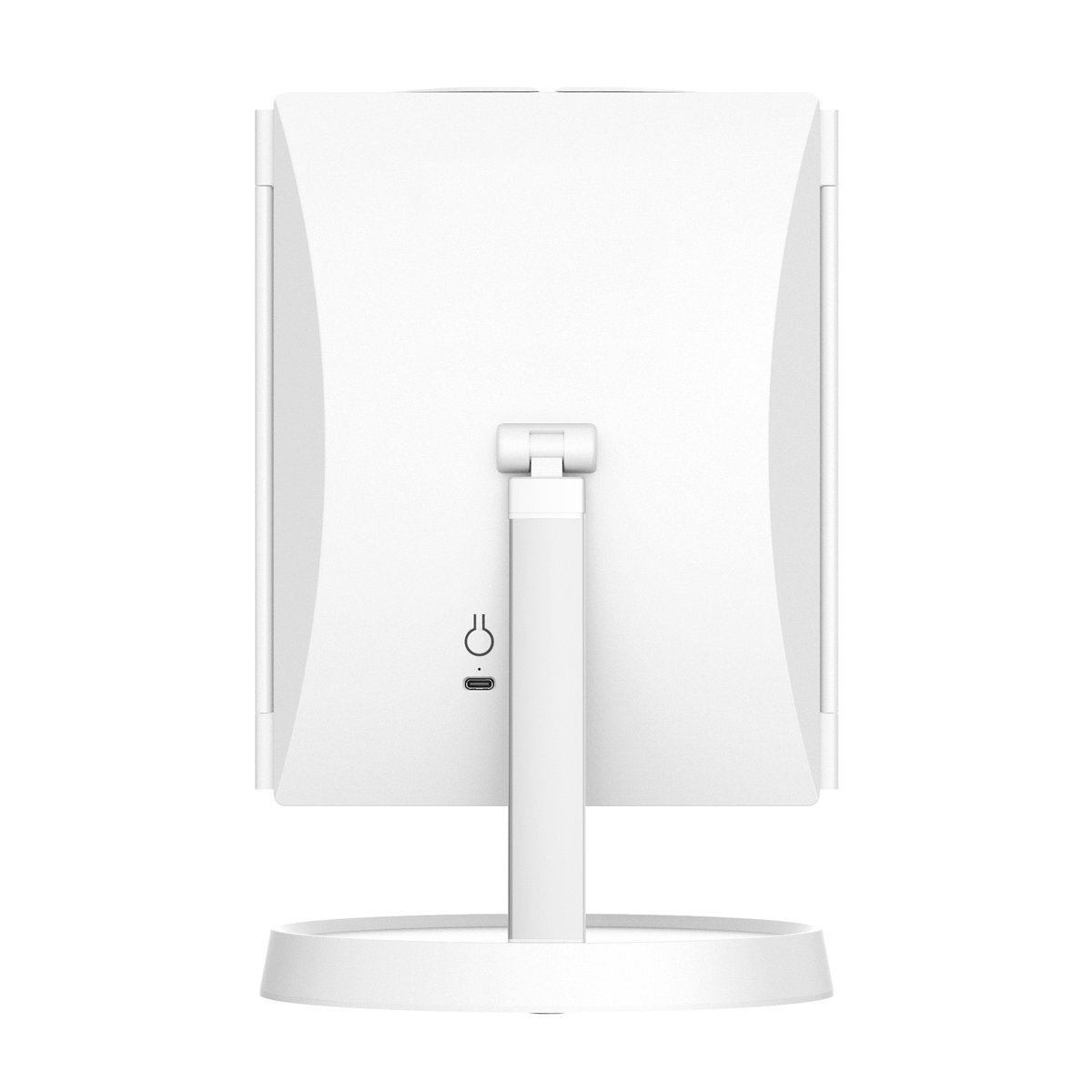 HOME USE επιτραπέζιος καθρέφτης HUH-0183, LED φως, 1x/2x/3x zoom, 2000mAh, λευκός - Image 5