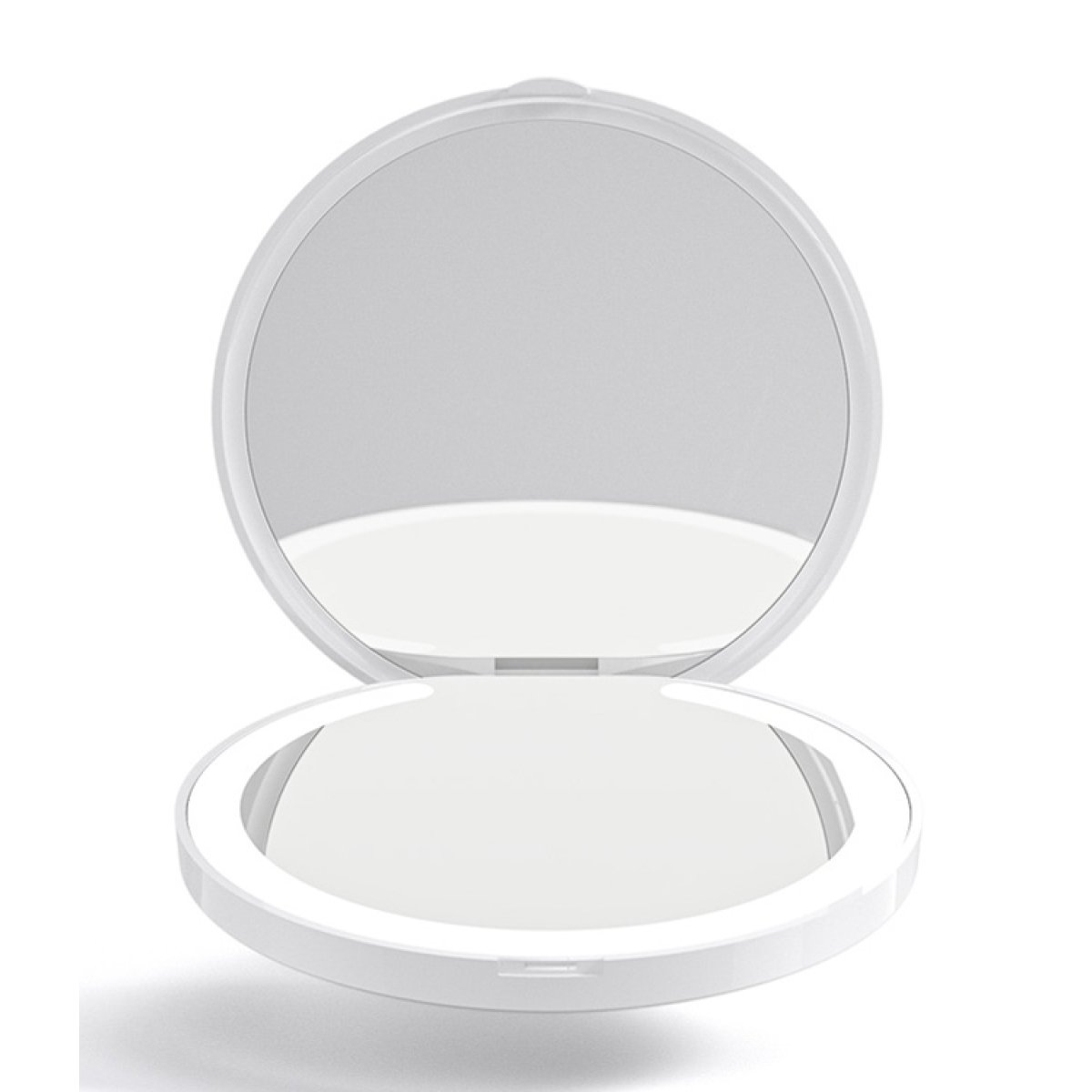 HOME USE καθρέφτης χειρός HUH-0184 με LED φως, 1x/3x zoom 180mAh, λευκός - Image 5