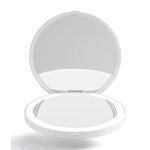 HOME USE καθρέφτης χειρός HUH-0184 με LED φως, 1x/3x zoom 180mAh, λευκός - Image 5