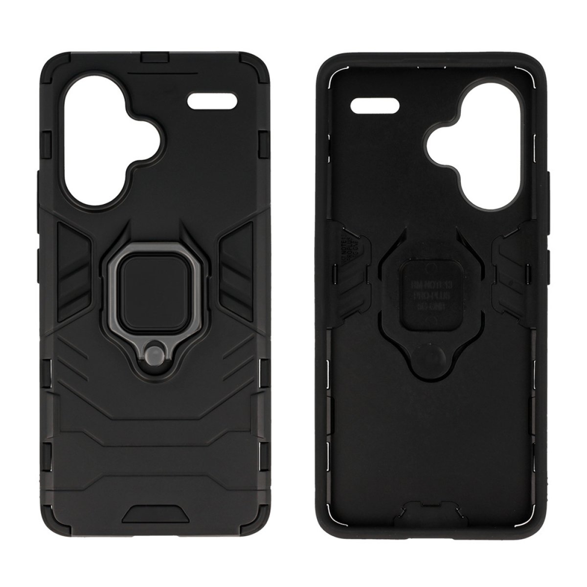 MOB-1984-1 POWERTECH θήκη Ring Armor MOB-1984 για Xiaomi Redmi Note 13 Pro Plus 5G, μαύρη - Image 2