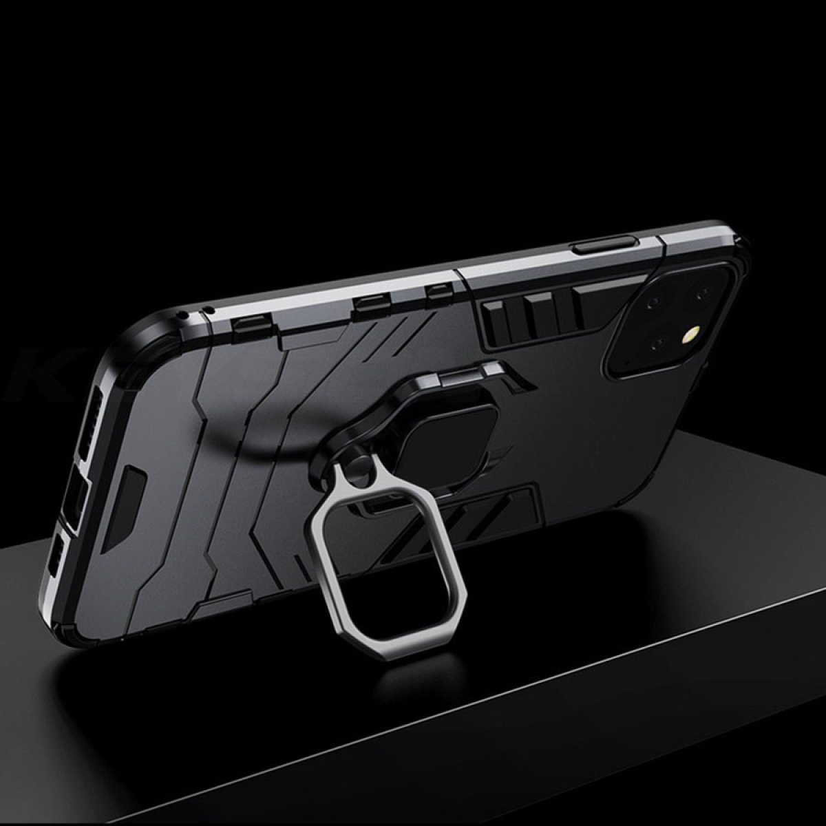 MOB-1984-2 POWERTECH θήκη Ring Armor MOB-1984 για Xiaomi Redmi Note 13 Pro Plus 5G, μαύρη - Image 3