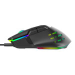 POWERTECH ενσύρματο gaming ποντίκι PT-1274, RGB φως, οπτικό, 12000DPI, μαύρο - Image 3