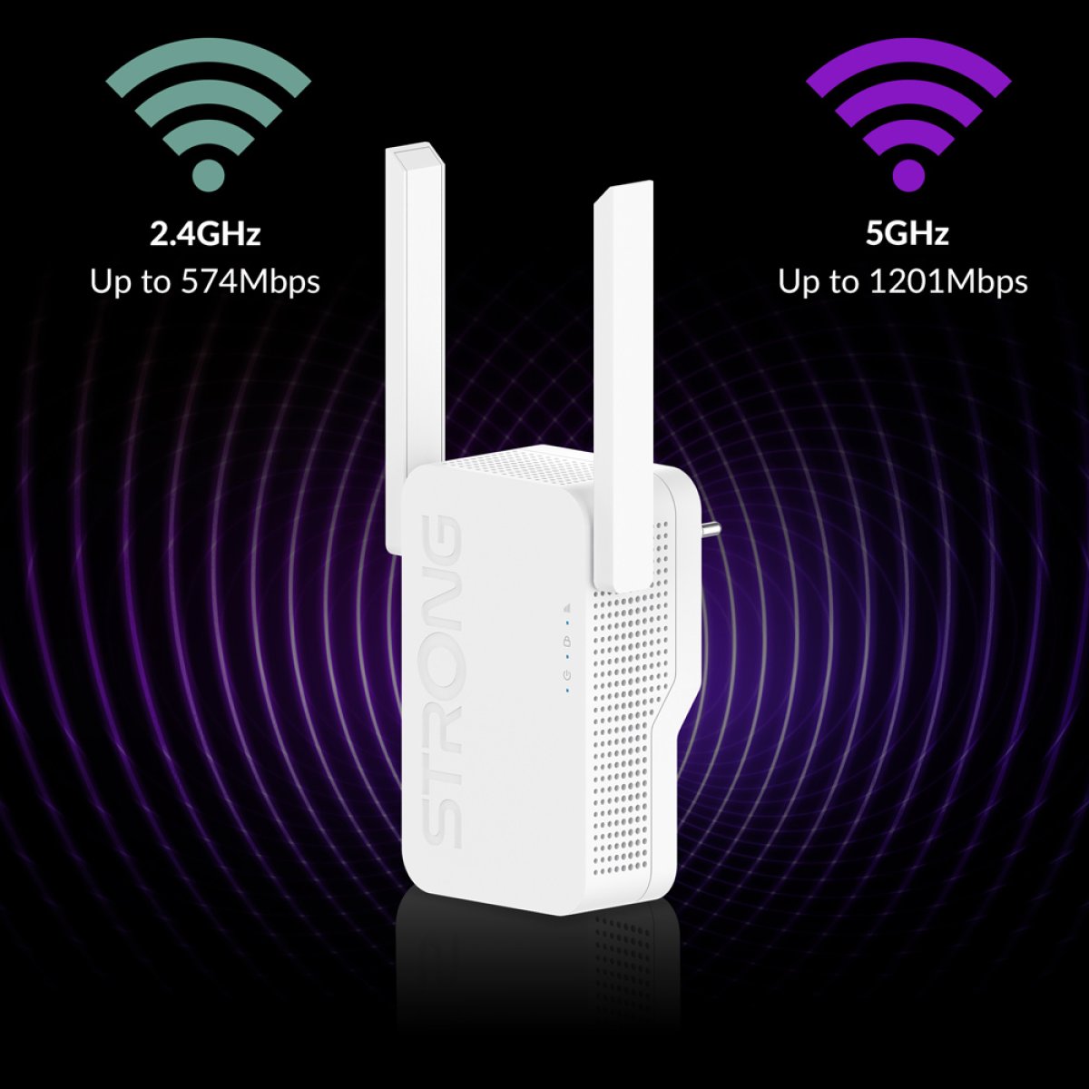 REPEATERAX1800-3 STRONG WiFi Extender REPEATERAX1800, WiFi 6, 1800Mbps - Image 4