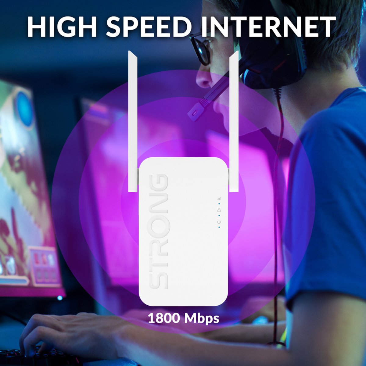 REPEATERAX1800-5 STRONG WiFi Extender REPEATERAX1800, WiFi 6, 1800Mbps - Image 6
