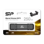 SILICON POWER εξωτερικός SSD Marvel Xtreme DS72, USB-C/USB 3.2, 250GB, μαύρο - Image 5