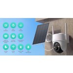 BOTSLAB smart ηλιακή κάμερα W313, 3MP/2K, WiFi, PTZ, SD, 5200mAh, IP65 - Image 2