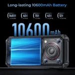 OUKITEL smartphone WP36 με ηχείο 3.5W, 6.52", 8/128GB, 10600mAh, IP68/IP69K, μαύρο - Image 8