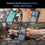 OUKITEL smartphone WP36 με ηχείο 3.5W, 6.52", 8/128GB, 10600mAh, IP68/IP69K, μαύρο - Image 10