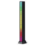 LED φωτορυθμικό φωτιστικό ZS52, RGB, 5W, μαύρο