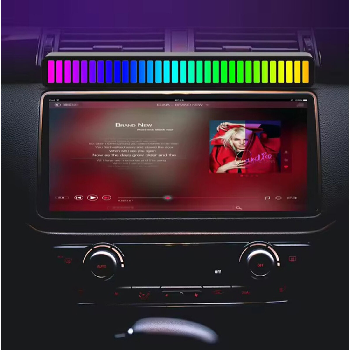 ZS52-2 LED φωτορυθμικό φωτιστικό ZS52, RGB, 5W, μαύρο - Image 3