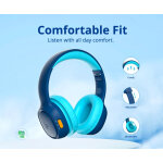 TRONSMART headphones για παιδιά KH02, ασύρματα & ενσύρματα, μπλε - Image 5