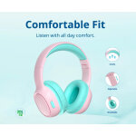 TRONSMART headphones για παιδιά KH02, ασύρματα & ενσύρματα, ροζ - Image 5