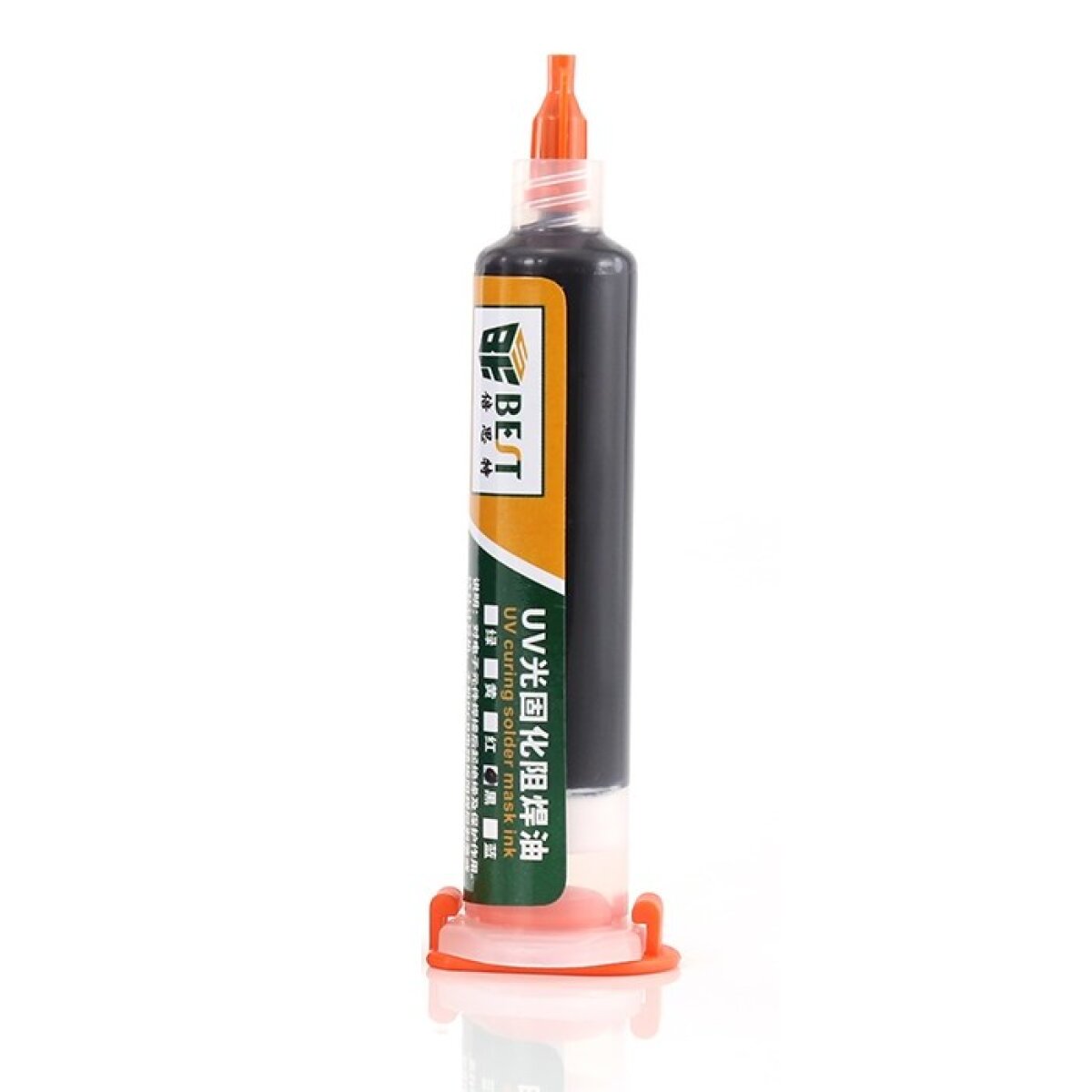 CREATOR: gd-jpeg v1.0 (using IJG JPEG v62), quality = 100 BEST PCB Repairing UV Solder mask ink BST-UVH900, 10cc, μαύρο - Image 1