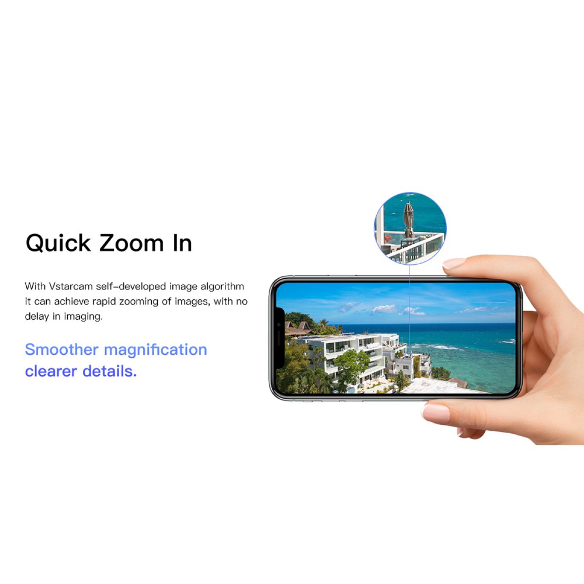 CS49D-4 VSTARCAM smart κάμερα CS49D, 3MP, dual lens, WiFi, PTZ, SD - Image 10