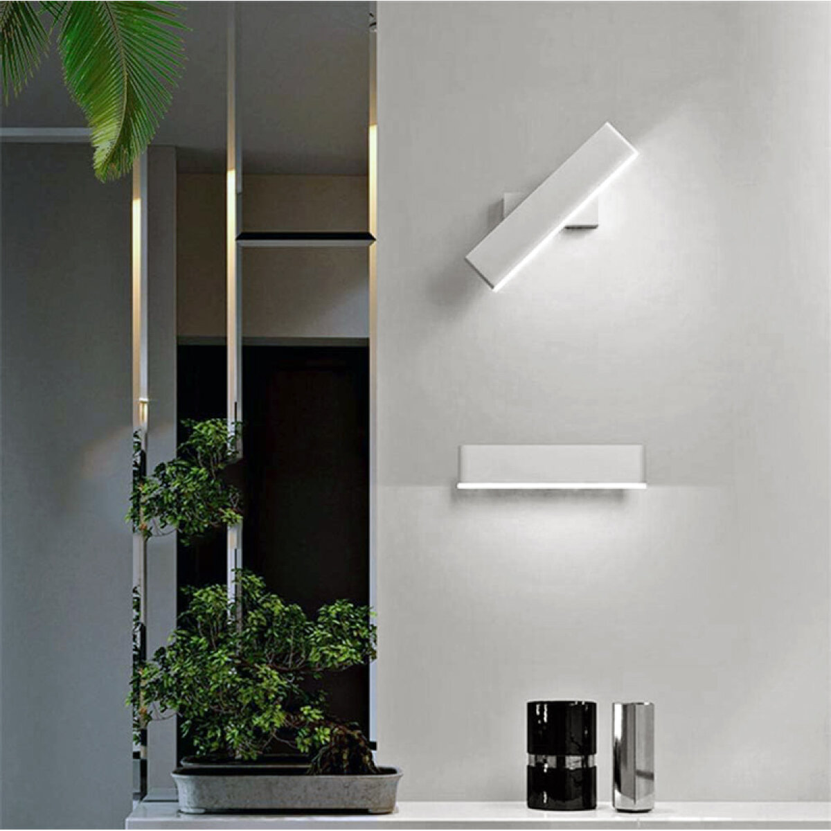 HLL-0171-3 POWERTECH LED φωτιστικό τοίχου HLL-0171, 15W, 4000K, 1200lm, περιστρεφόμενο, λευκό - Image 5